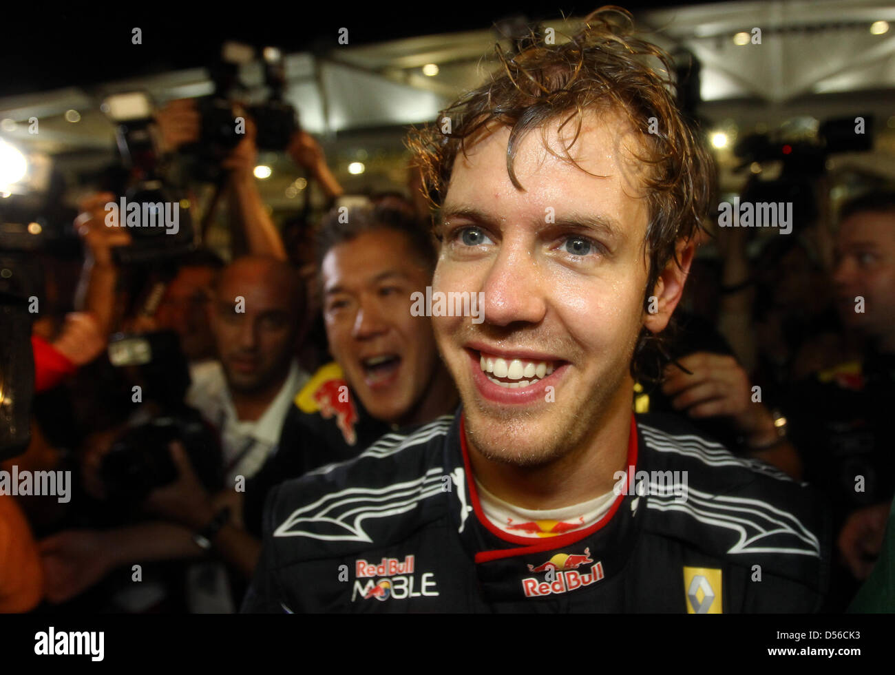 Seb Vettel 2010 Sebastian vettel abu dhabi 2010 hi-res stock photography and images - Alamy