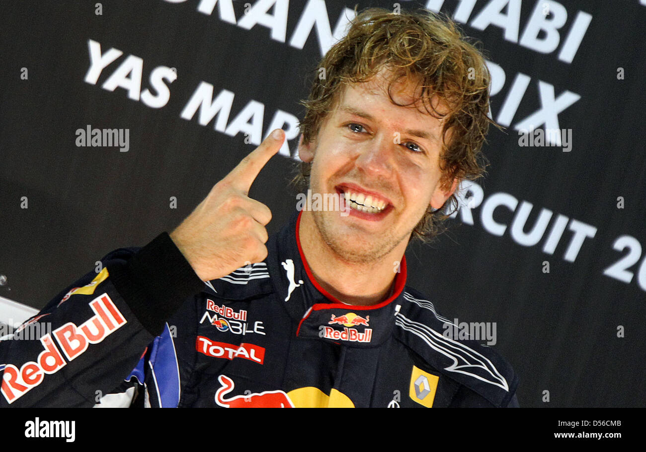 Seb Vettel 2010 The 2010 Formula One World Champion, Germany's Sebastian Vettel of Red ...