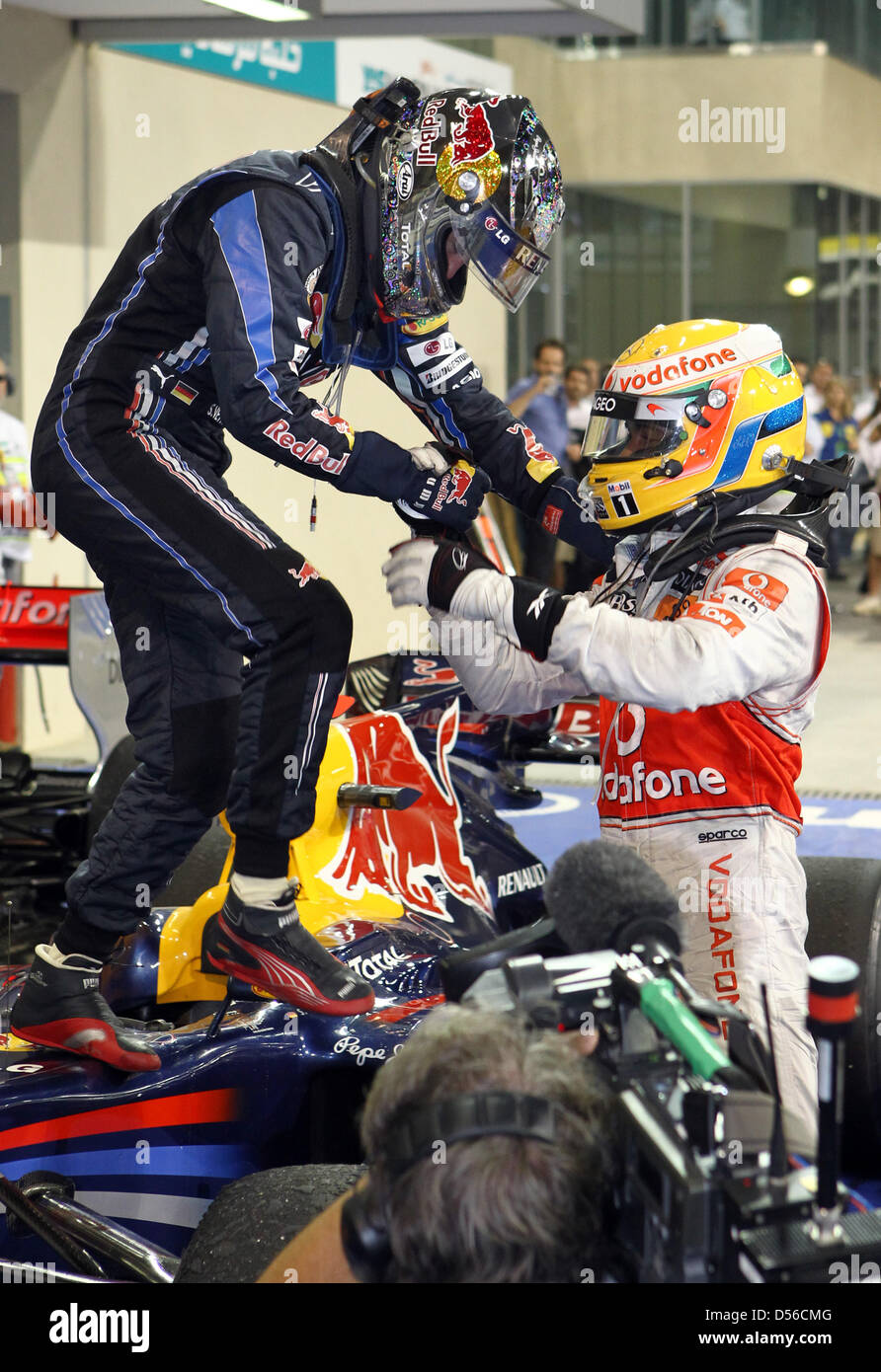 Seb Vettel 2010 The 2010 Formula One World Champion, Germany's Sebastian Vettel of Red ...