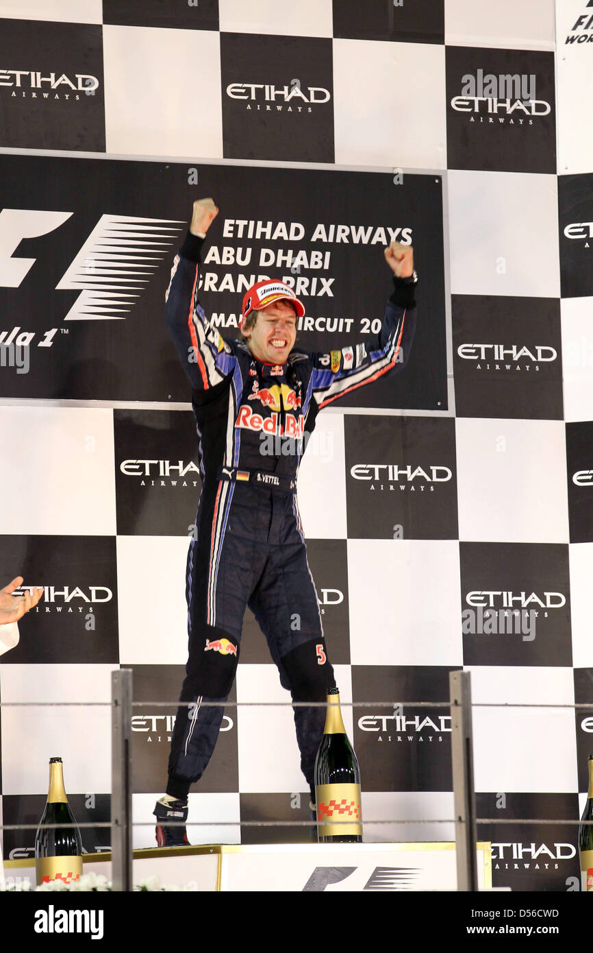 Seb Vettel 2010 Sebastian vettel abu dhabi 2010 hi-res stock photography and images - Alamy
