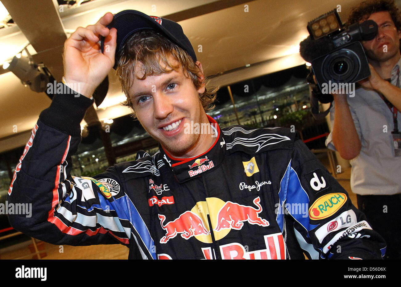 Seb Vettel 2010 The 2010 Formula One World Champion, Germany's Sebastian Vettel of Red ...
