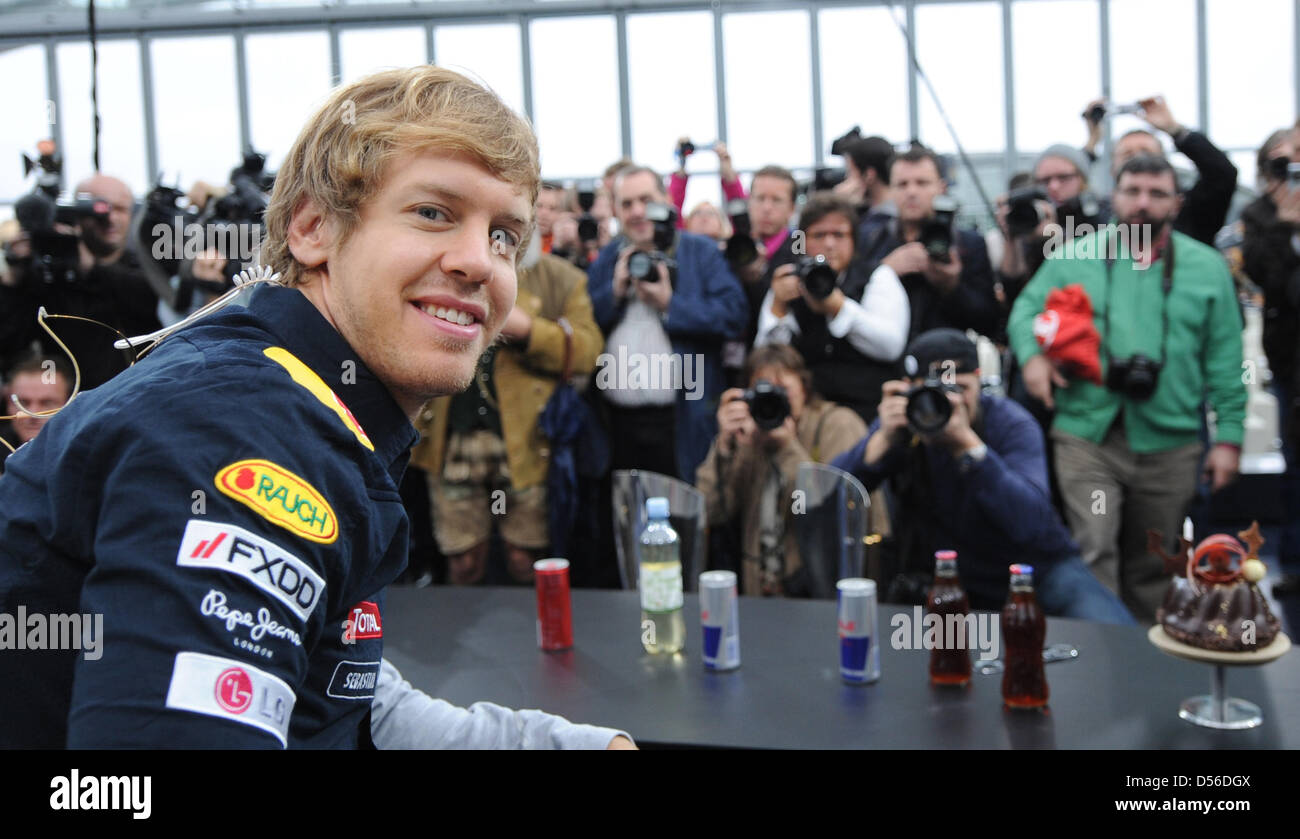 Seb Vettel 2010 The 2010 Formula One World Champion, Germany's Sebastian Vettel of Red ...