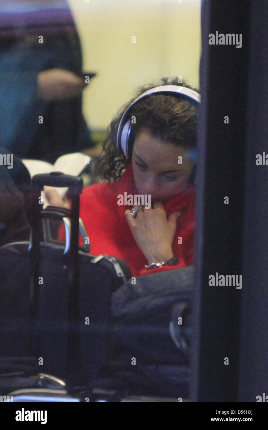 Lilly Becker heading back to London looking sad. She was leaving Adlon
