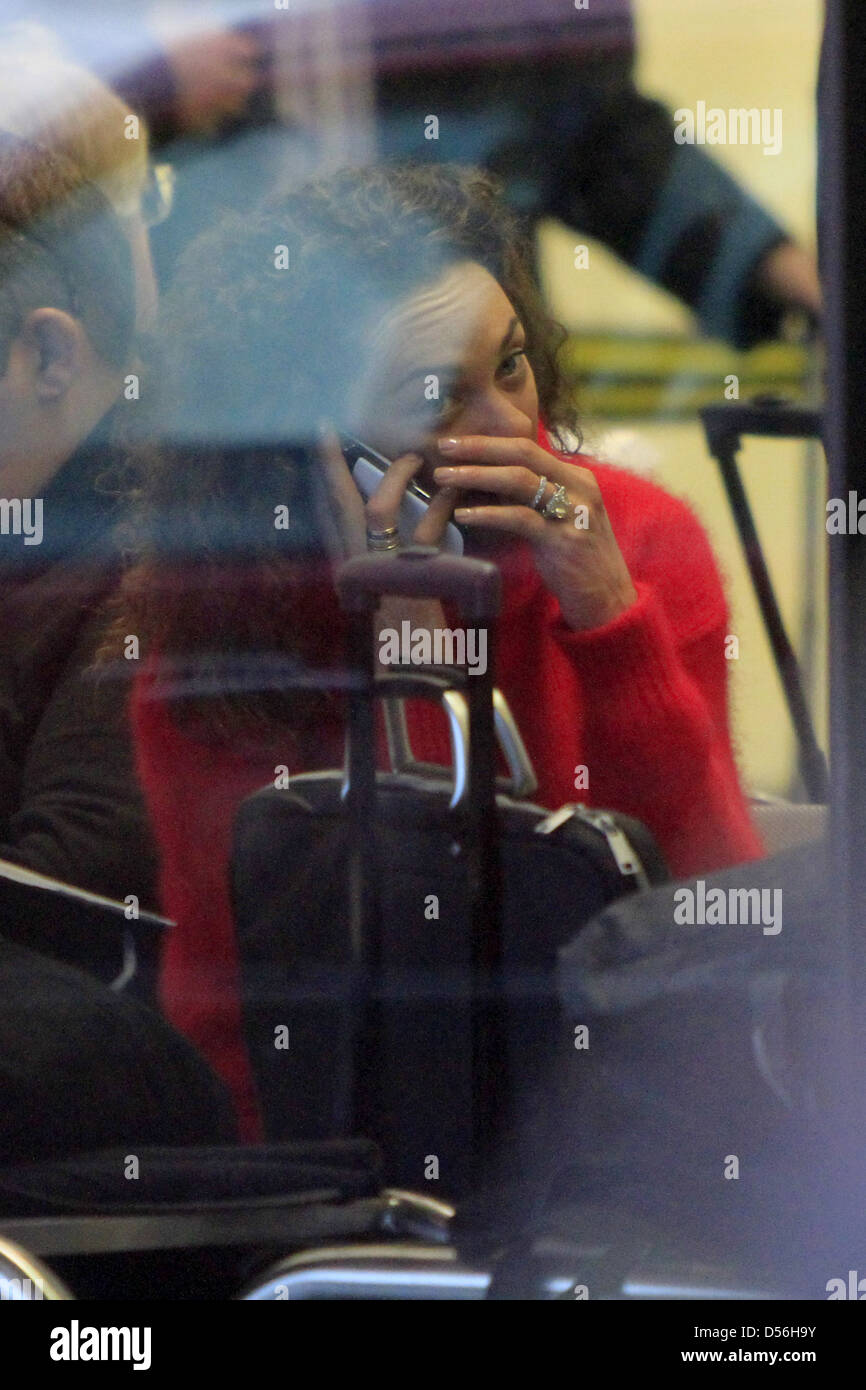 Lilly Becker heading back to London looking sad. She was leaving Adlon