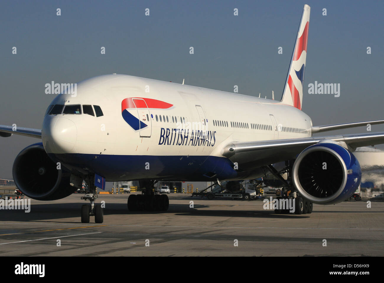 BRITISH AIRWAYS BOEING 777 Stock Photo