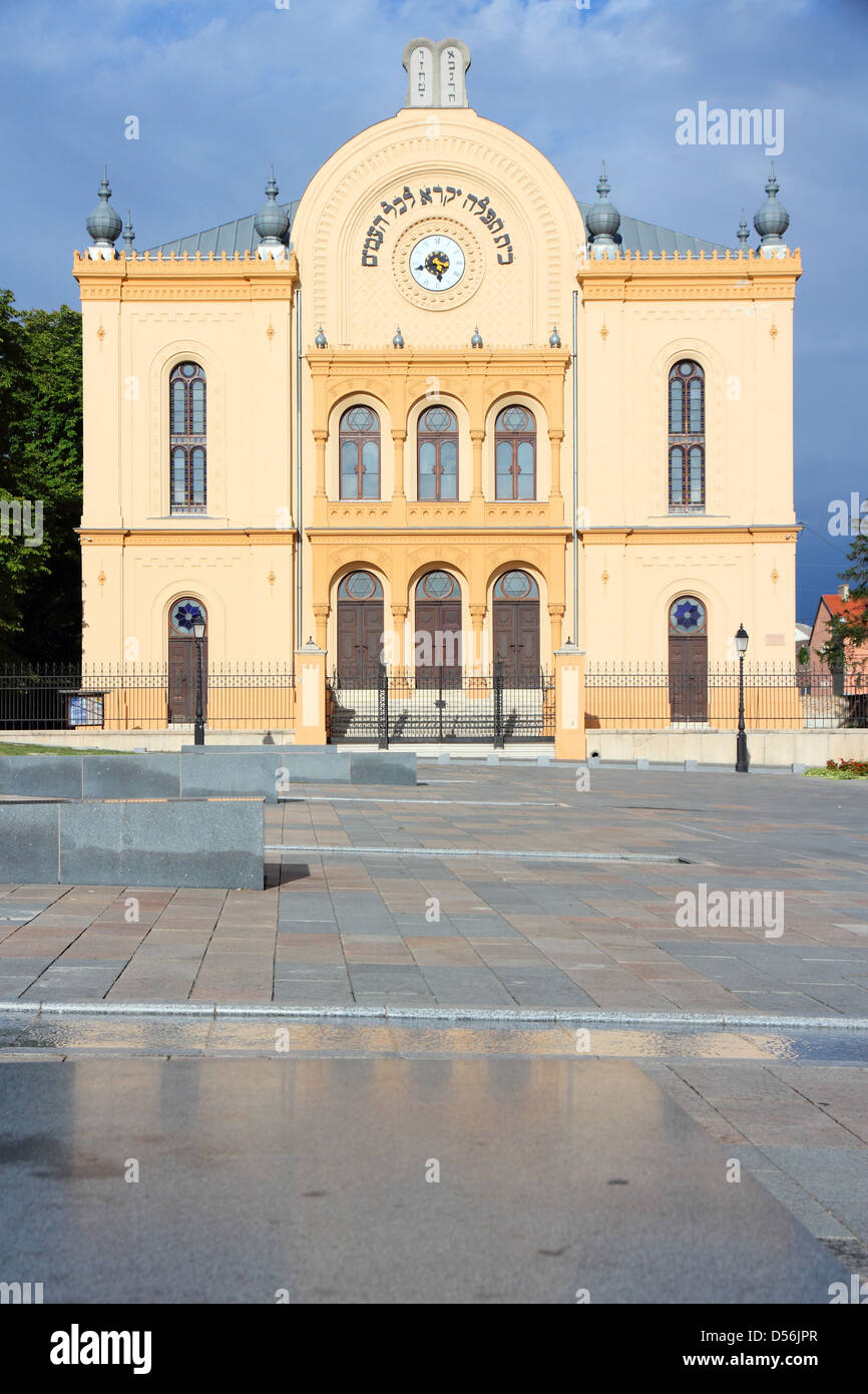 Pecs, Hungary. City in Baranya county. Famous sinagogue. Stock Photo