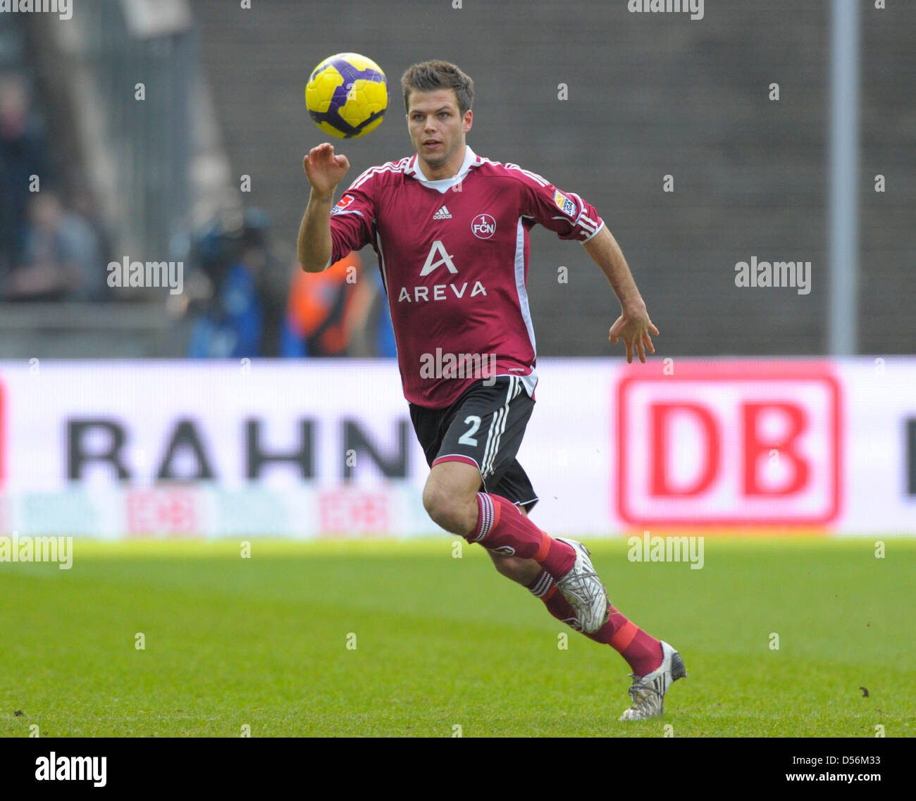 Nuremberg's Dennis Diekmeier in action during the German Bundesliga 
