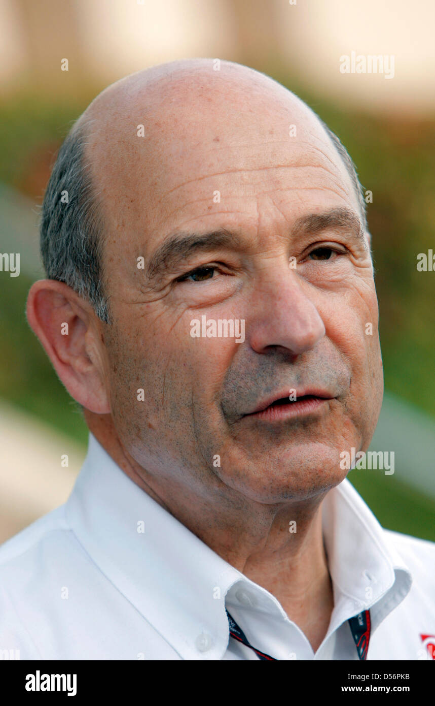 Sauber F1 team principal Peter Sauber smiles at the Formula 1 Bahrain