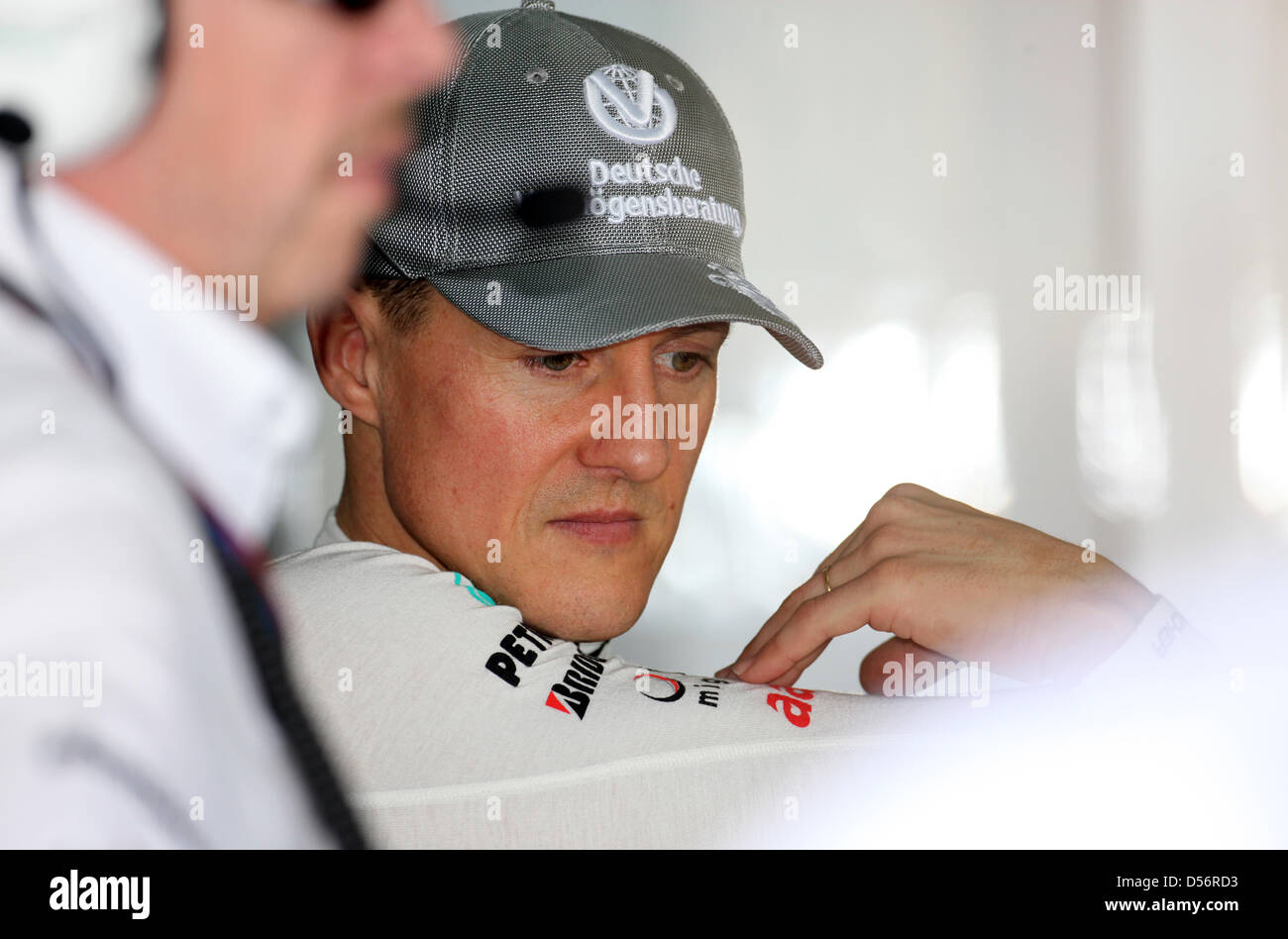 German Michael Schumacher of Mercedes GP Petronas pictured during the ...
