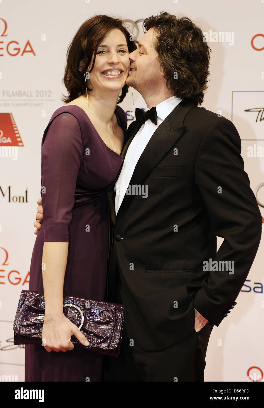 Elena Uhlig and Fritz Karl at 39th Deutscher Filmball at Hotel Bayerischer Hof. Munich, Germany - 21.01.2012 Stock Photo