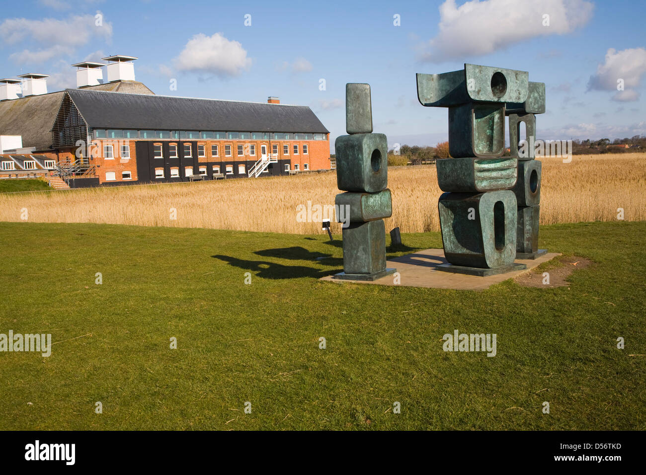 'Family of Man' sculpture by Barbara Hepworth at Snape Maltings