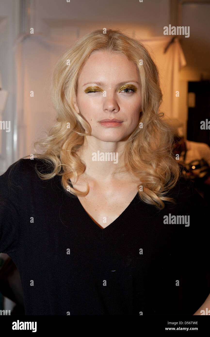 Franziska Knuppe at Mercedes-Benz Fashion Week Berlin Autumn/Winter