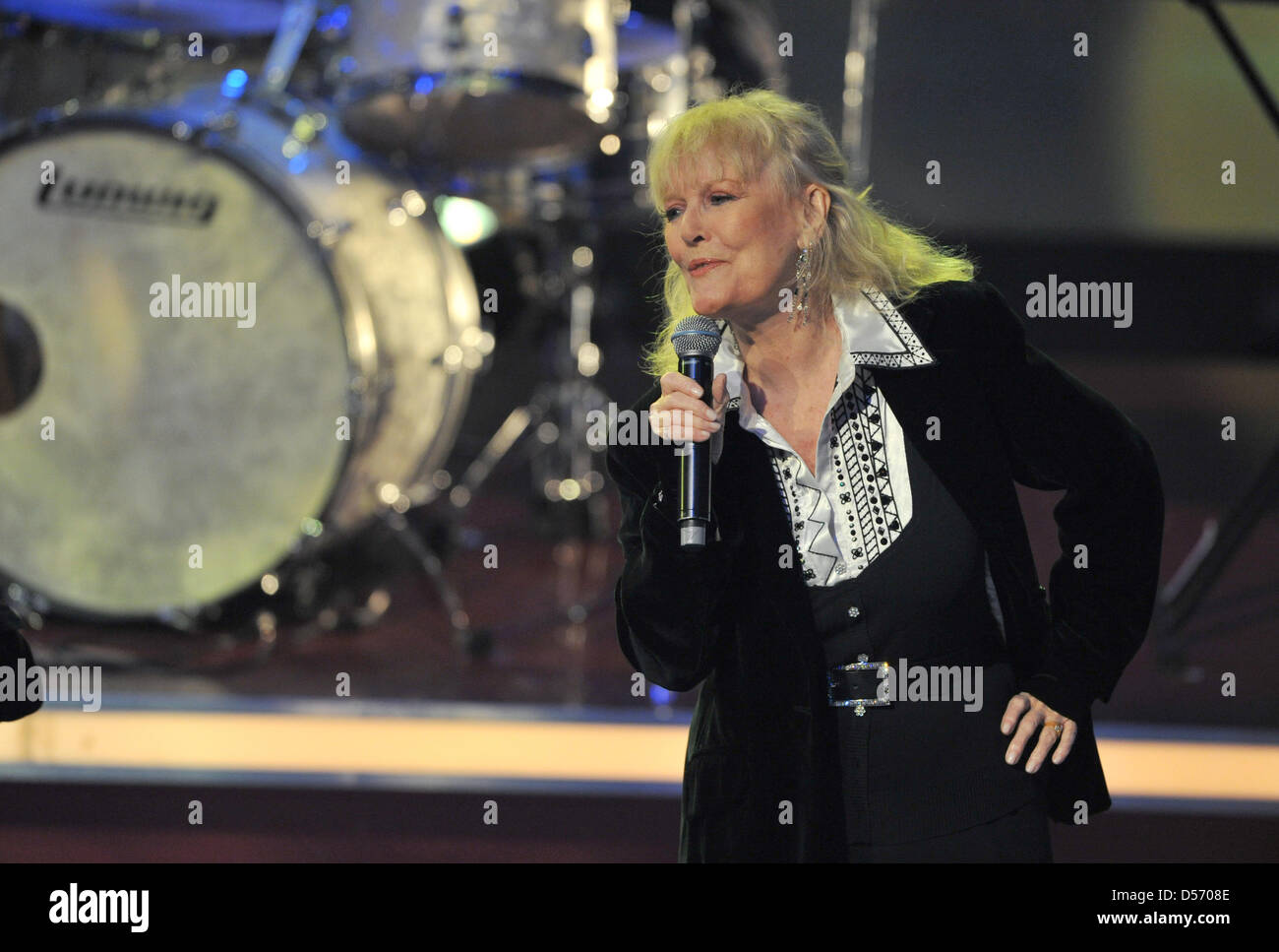 British Singer Petula Clark Performs At German Tv Show My