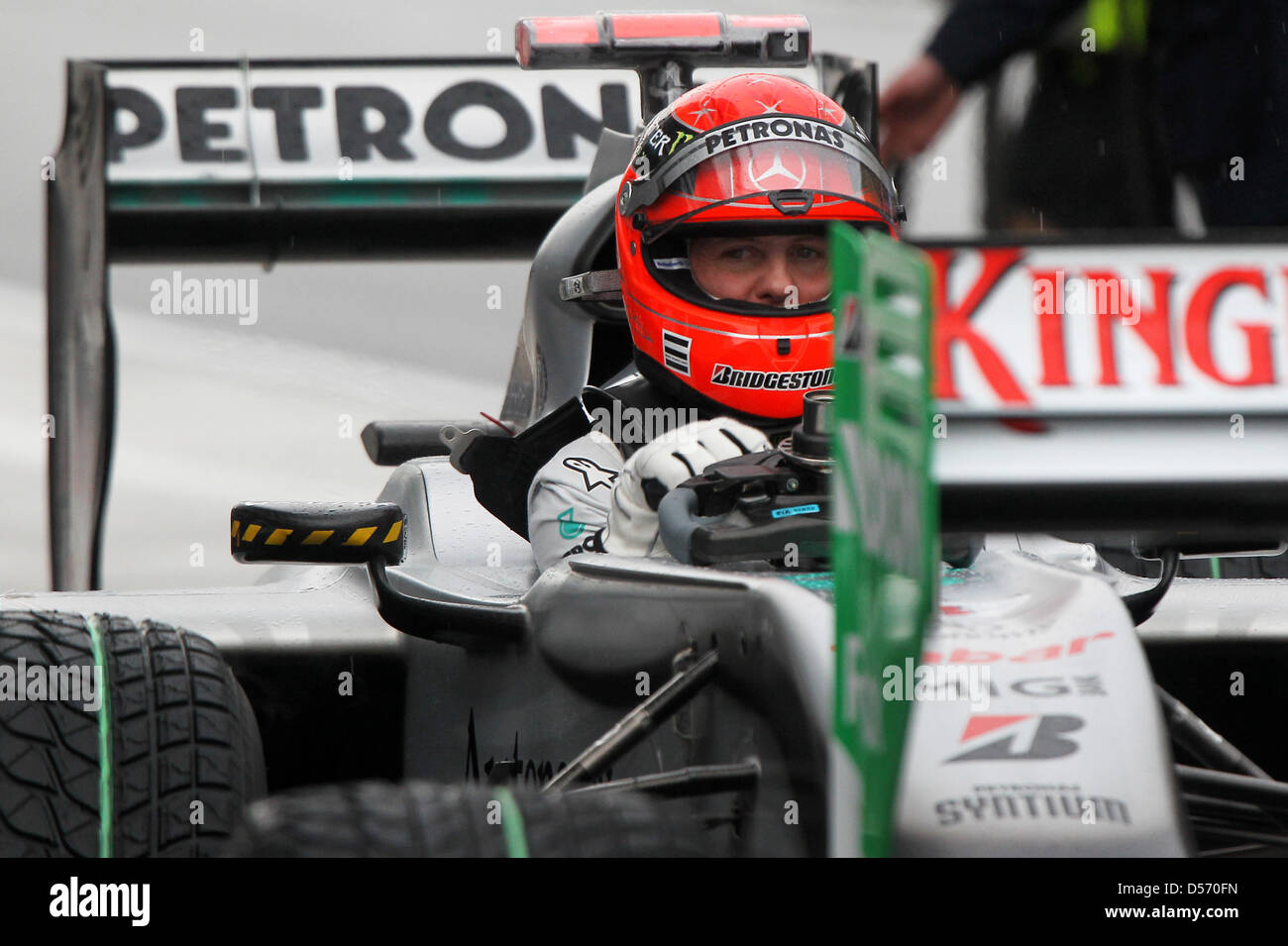 Germany's Formula One driver Michael Schumacher of Mercedes Grand