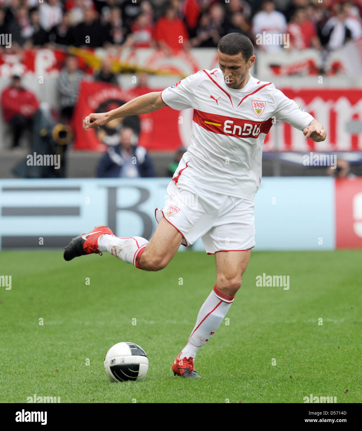 Stuttgart's Khalid Boulahrouz shown in action during the German 