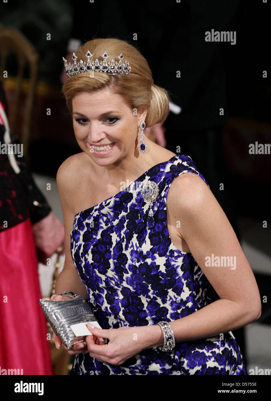 Crown Princess Maxima of the Netherlands attends the gala dinner on the ...