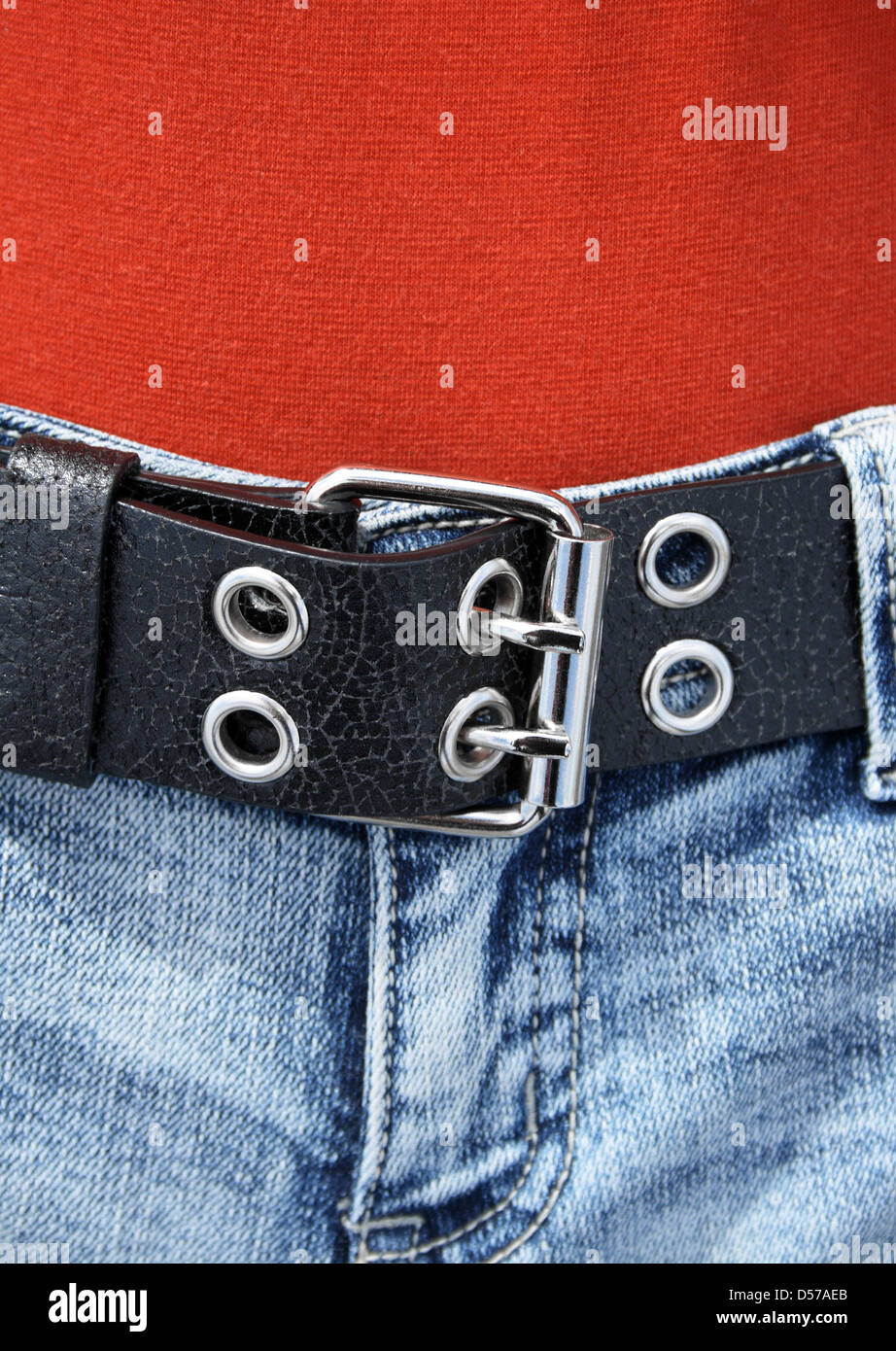Cowboy belt buckle hi-res stock photography and images - Alamy