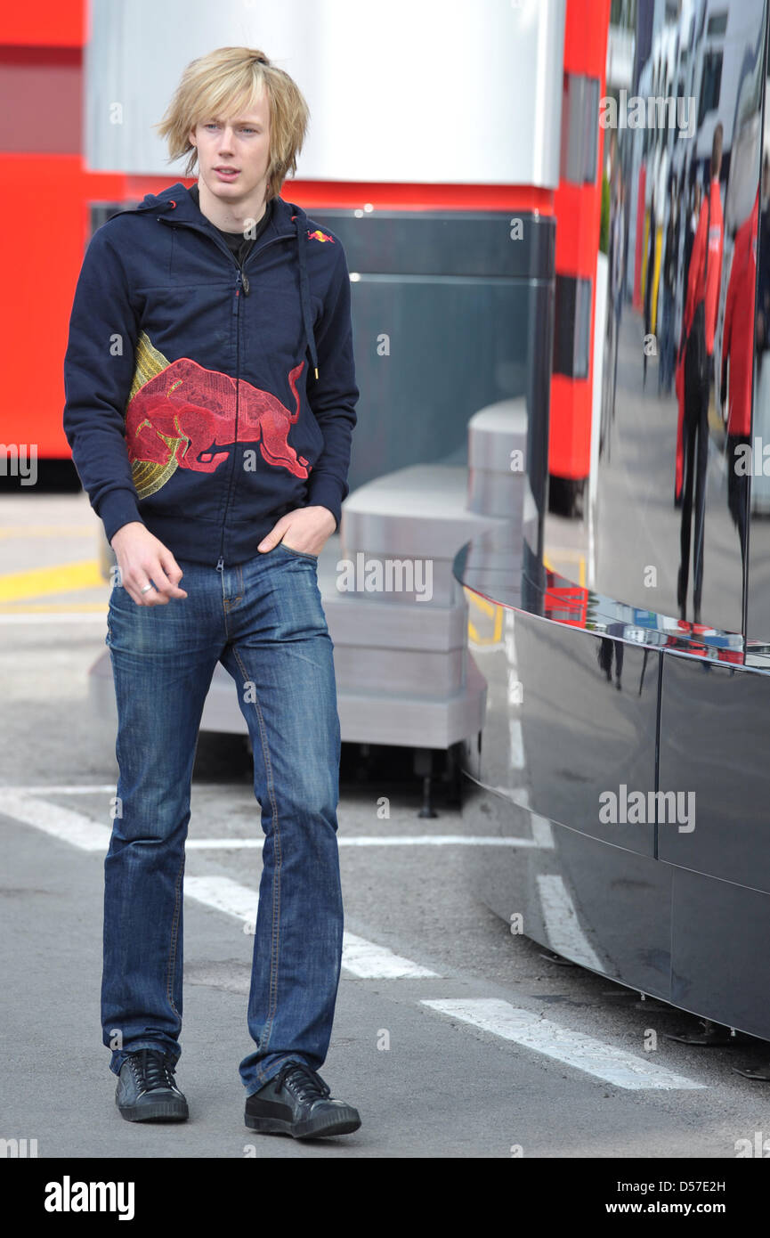 red bull test driver