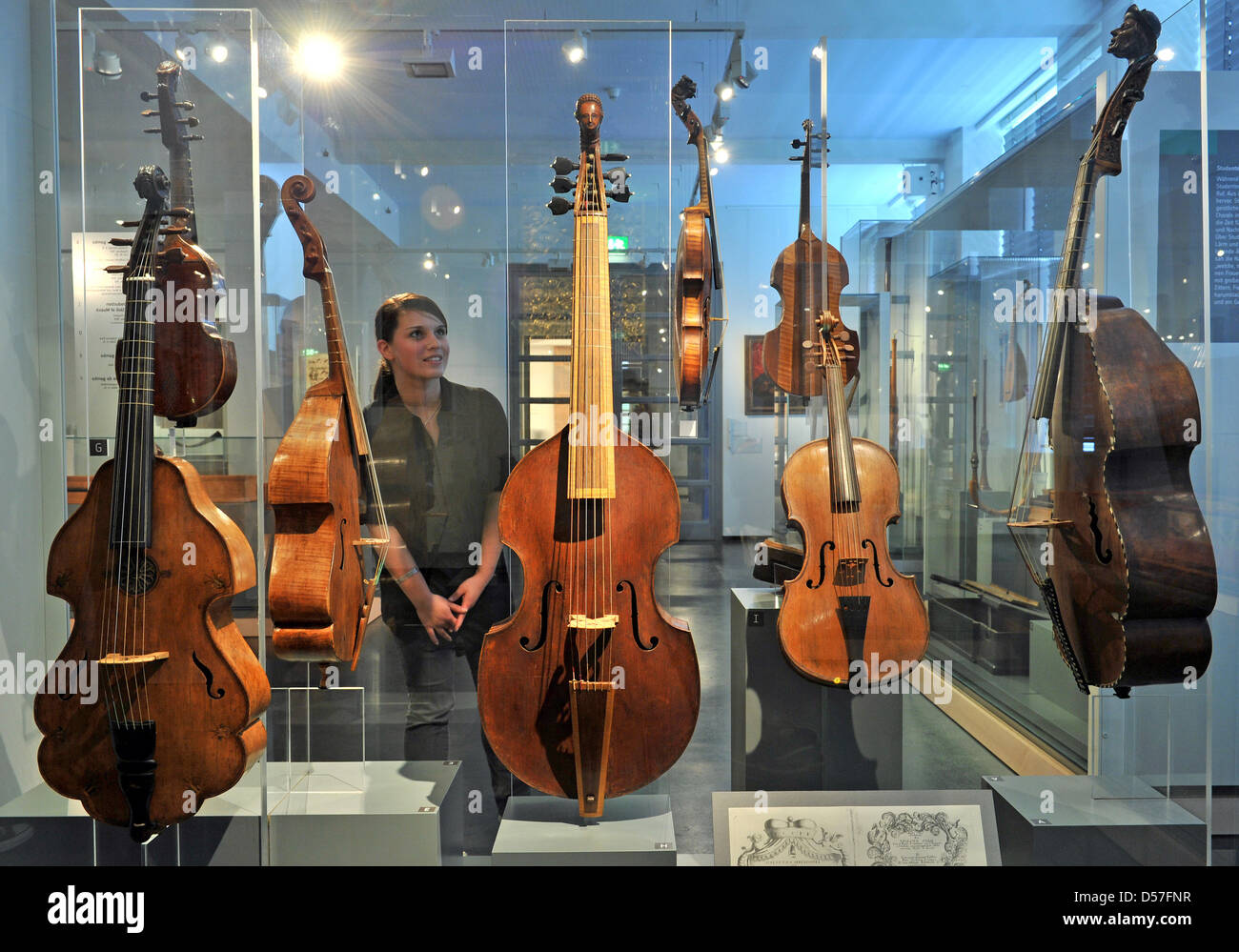 Instruments on display at Leipzig's Grassi Museum of Musical
