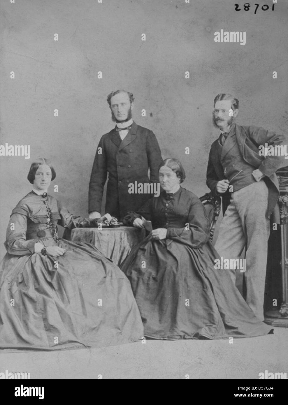 Dr. Hingston's group, Montreal, QC, 1867 Stock Photo - Alamy