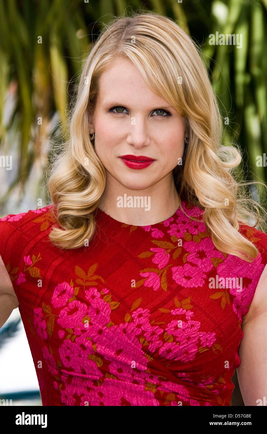 British actress Lucy Punch attends the photo call of 'You Will Meet A Tall Dark Stranger' at the Cannes Film Festival in Cannes, France, 15 May 2010. Photo: Hubert Boesl Stock Photo