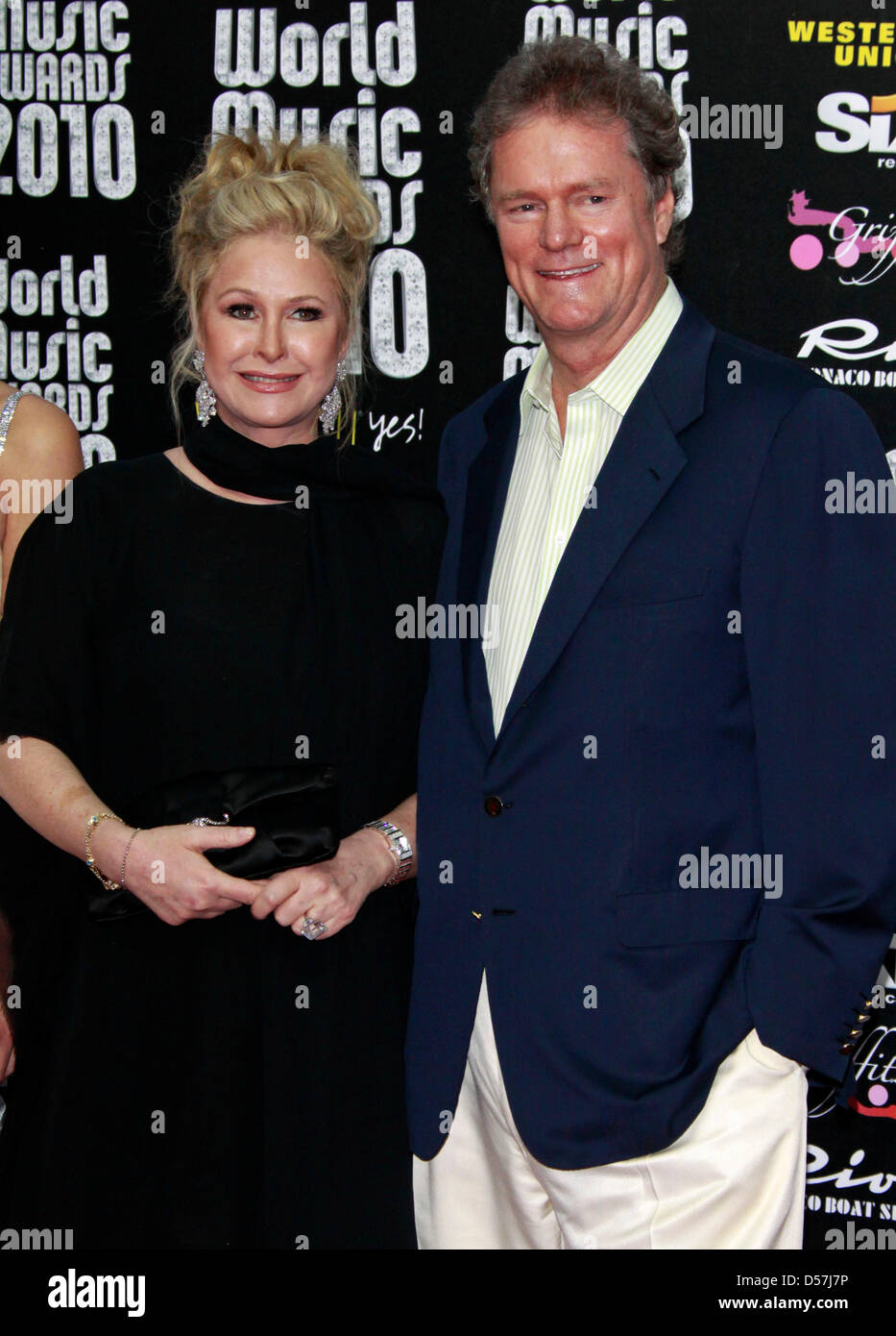 Kathy Hilton and Rick Hilton arrive at the World Music Awards 2010 at the Sporting Club in Monte Carlo, Monaco, 18 May 2010. Photo: Hubert Boesl Stock Photo