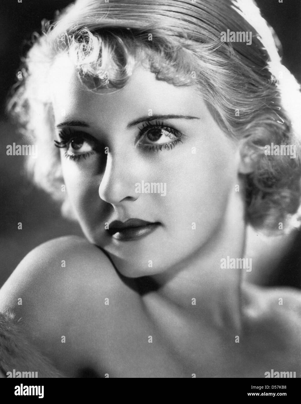 BETTE DAVIS (1908-1989) US film actress about 1932 Stock Photo