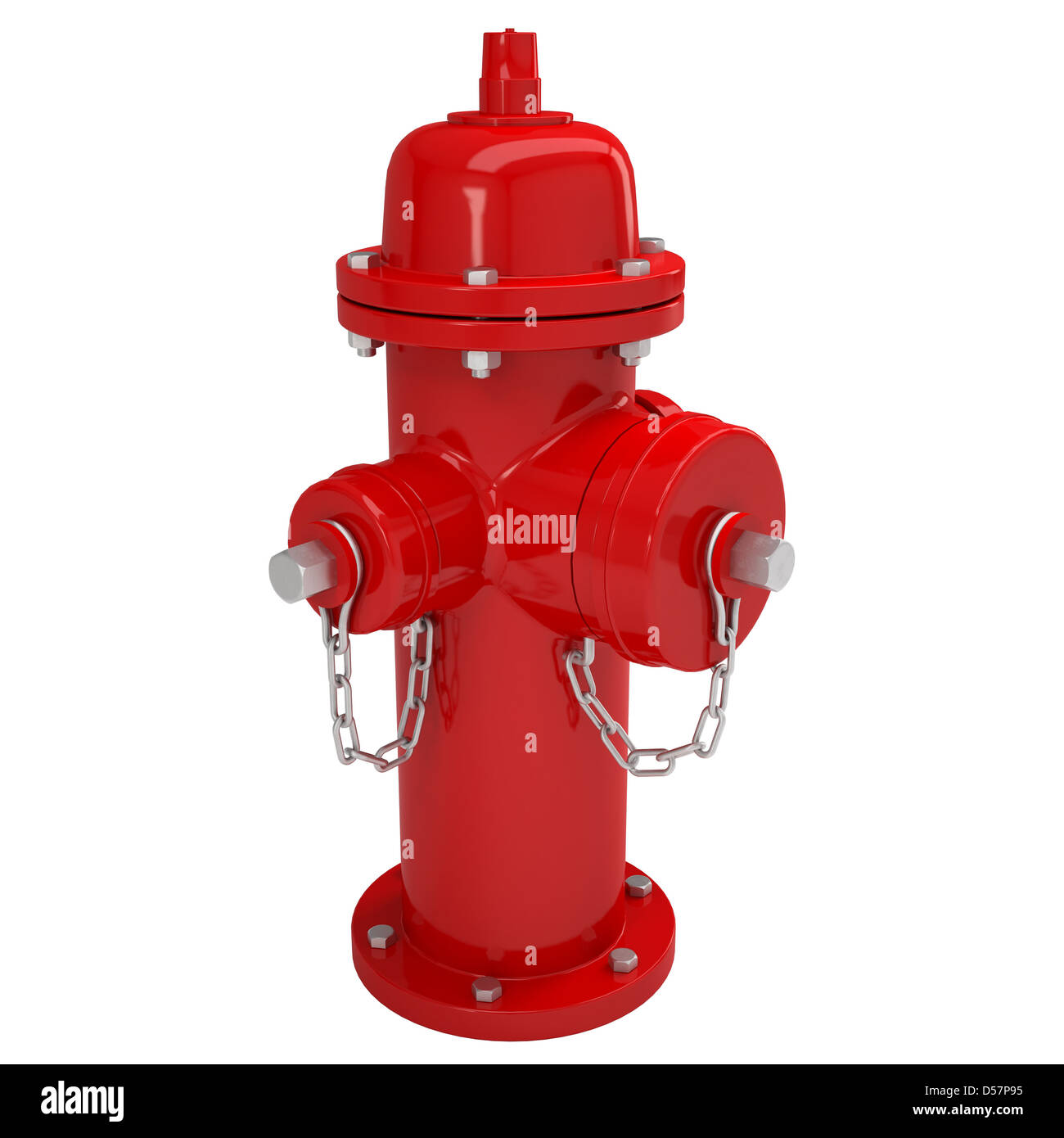 Red fire hydrant Stock Photo Alamy
