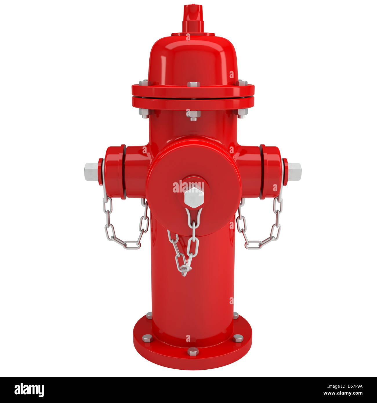 Red fire hydrant Stock Photo Alamy