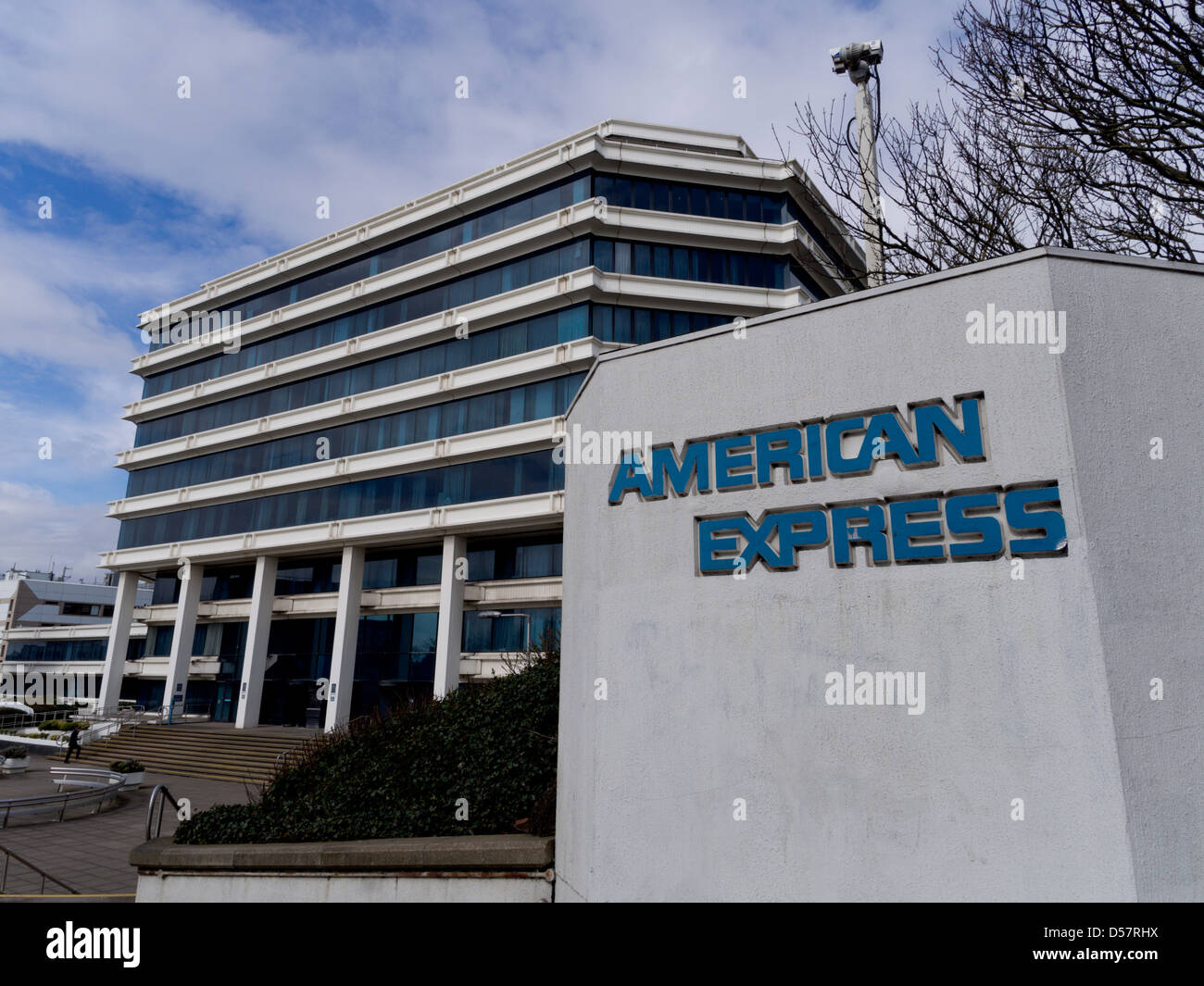 American Express building (Amex House), Edward Street, Brighton, East Sussex, UK. Called 'The Wedding Cake' Stock Photo