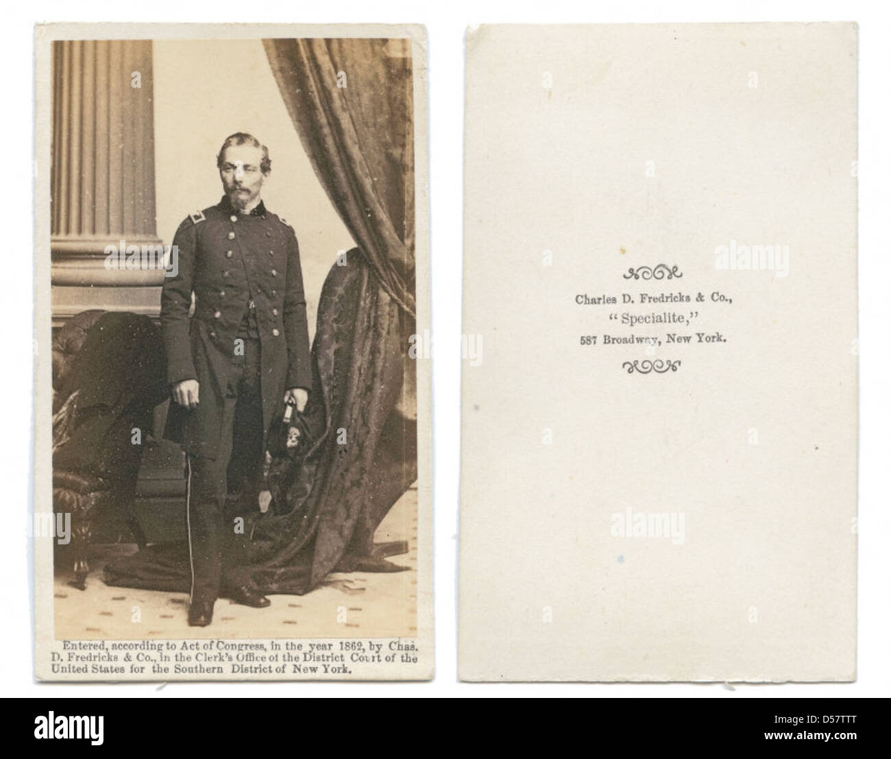 [General Pierre Gustave Toutant Beauregard, Confederate States Army] Stock Photo