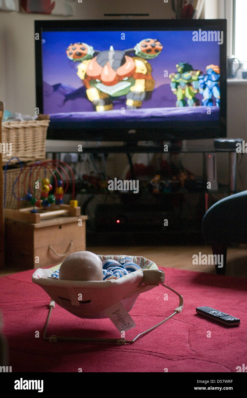 baby watching tv,television,"limit screen time" TV time 'does not breed