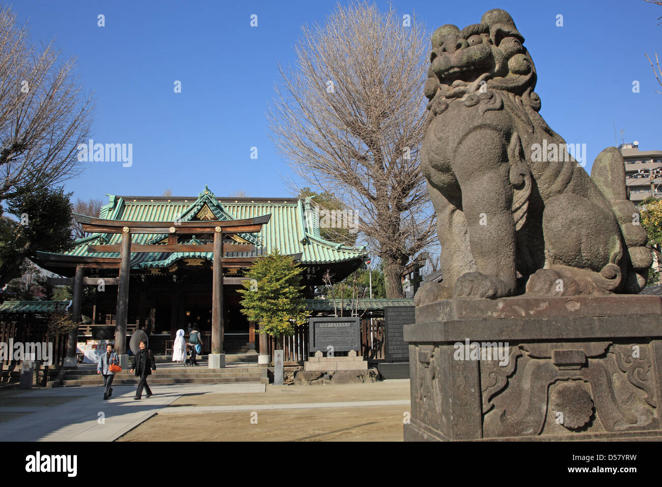 Japan, Tokyo, Sumida-ku, Ushijima Shrine Stock Photo