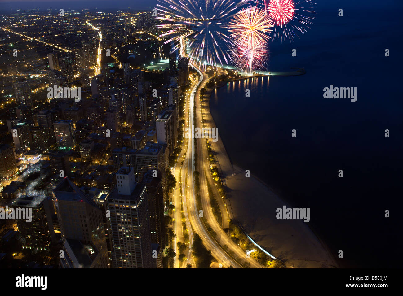 WATERFRONT BUILDINGS NORTH LAKE SHORE DRIVE DOWNTOWN CHICAGO ILLINOIS