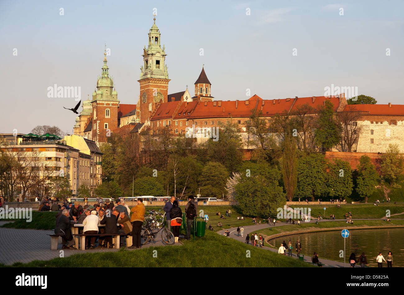 Krakow, Poland, Wawel Hill Is One Of The Most Important Monuments Of ...