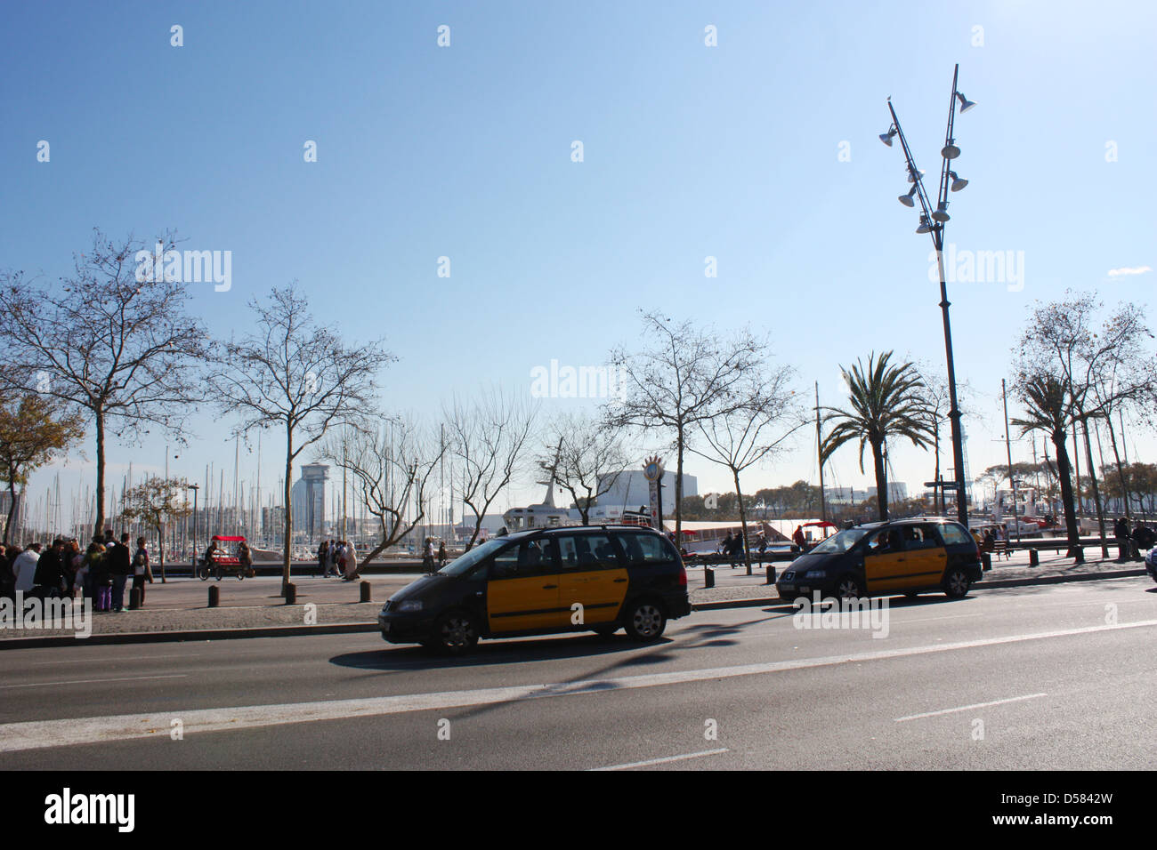 Barcelona city in Spain Stock Photo