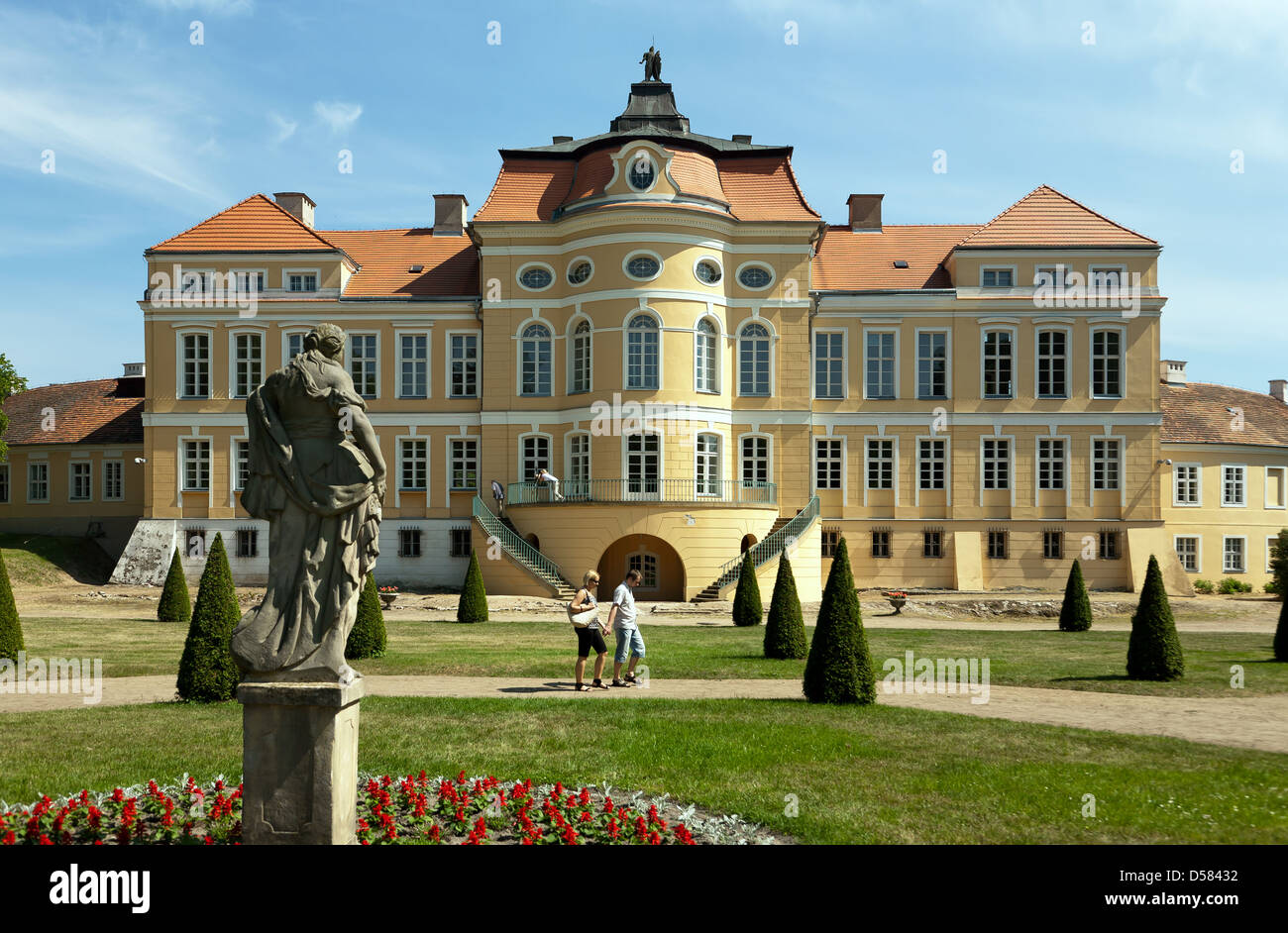 Rogalin, Poland, the palace Rogalin Stock Photo Alamy