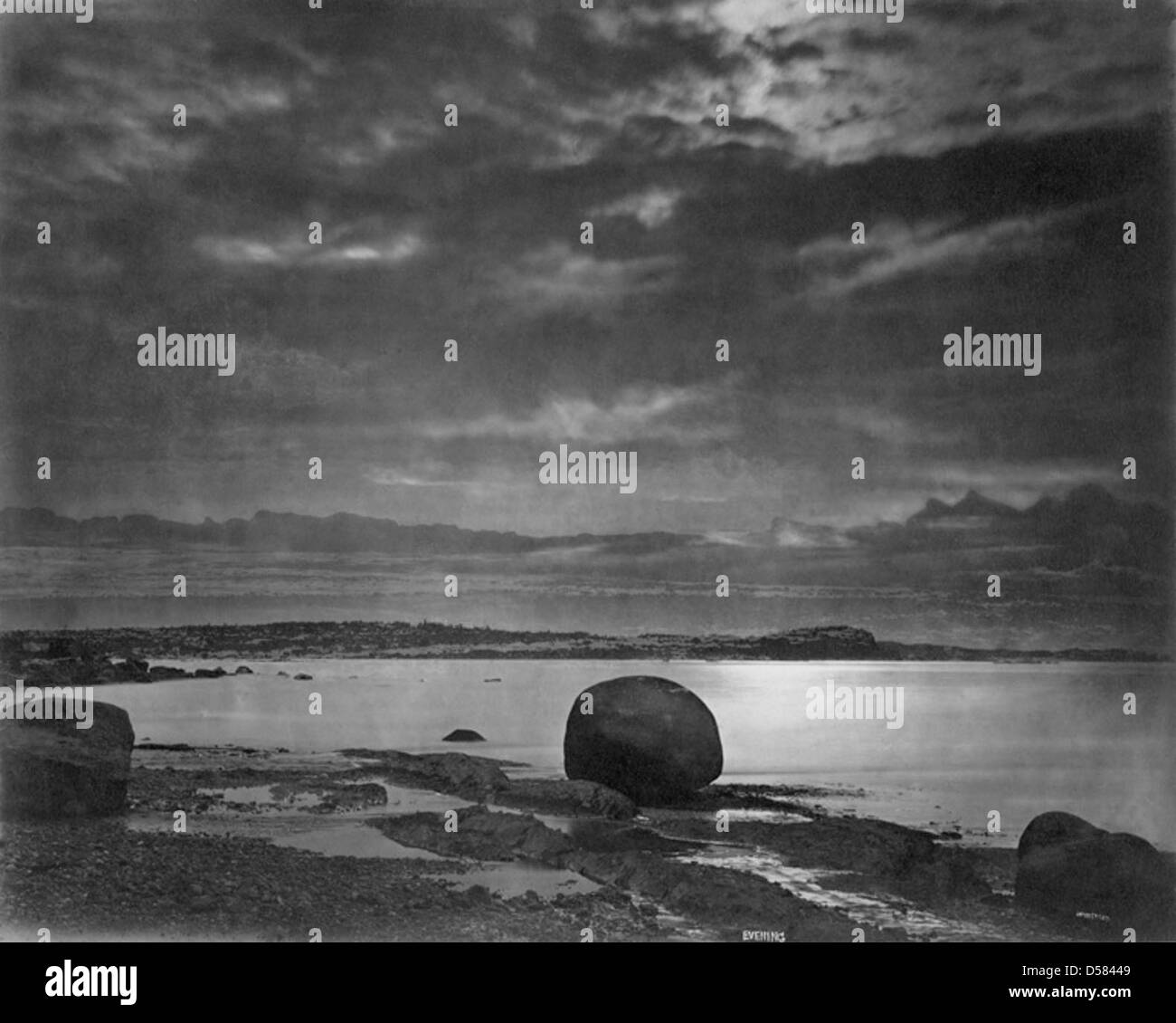 Serene peaceful atmosphere captures Black and White Stock Photos ...
