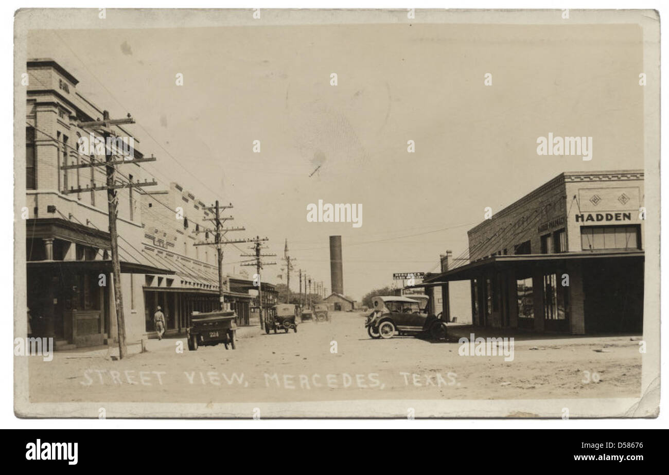 Street View, Mercedes, Texas Stock Photo Alamy