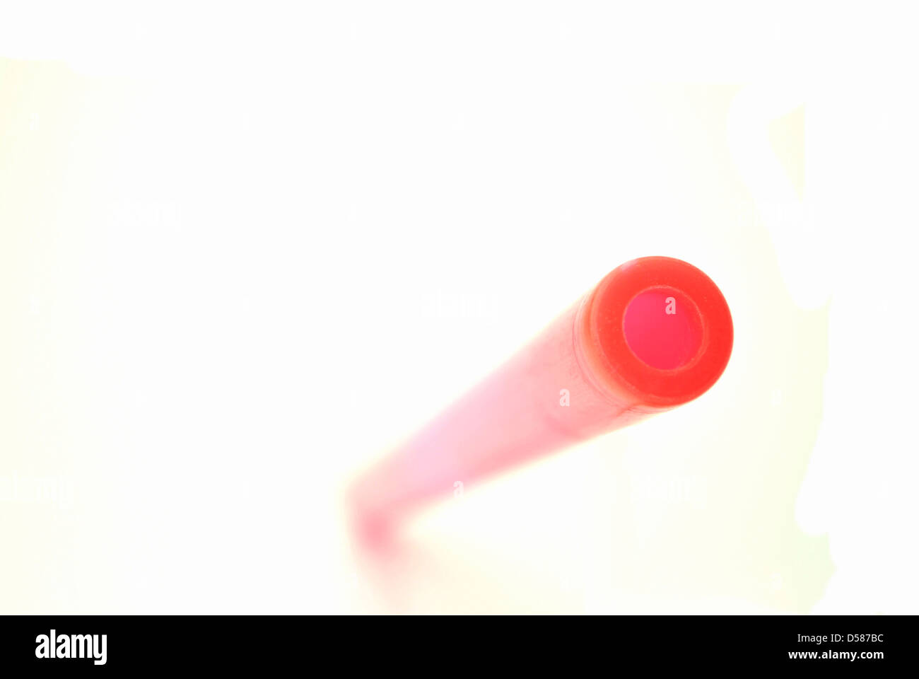 closeup of light stick on white background Stock Photo