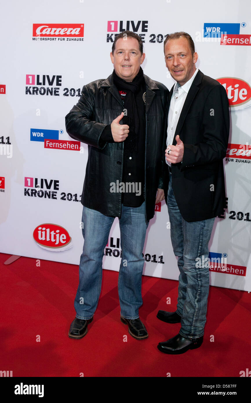 Toto, Harry at 1Live Krone Awards at Jahrhunderthalle - red carpet arrvials. Bochum, Germany - 08.12.2011 Stock Photo
