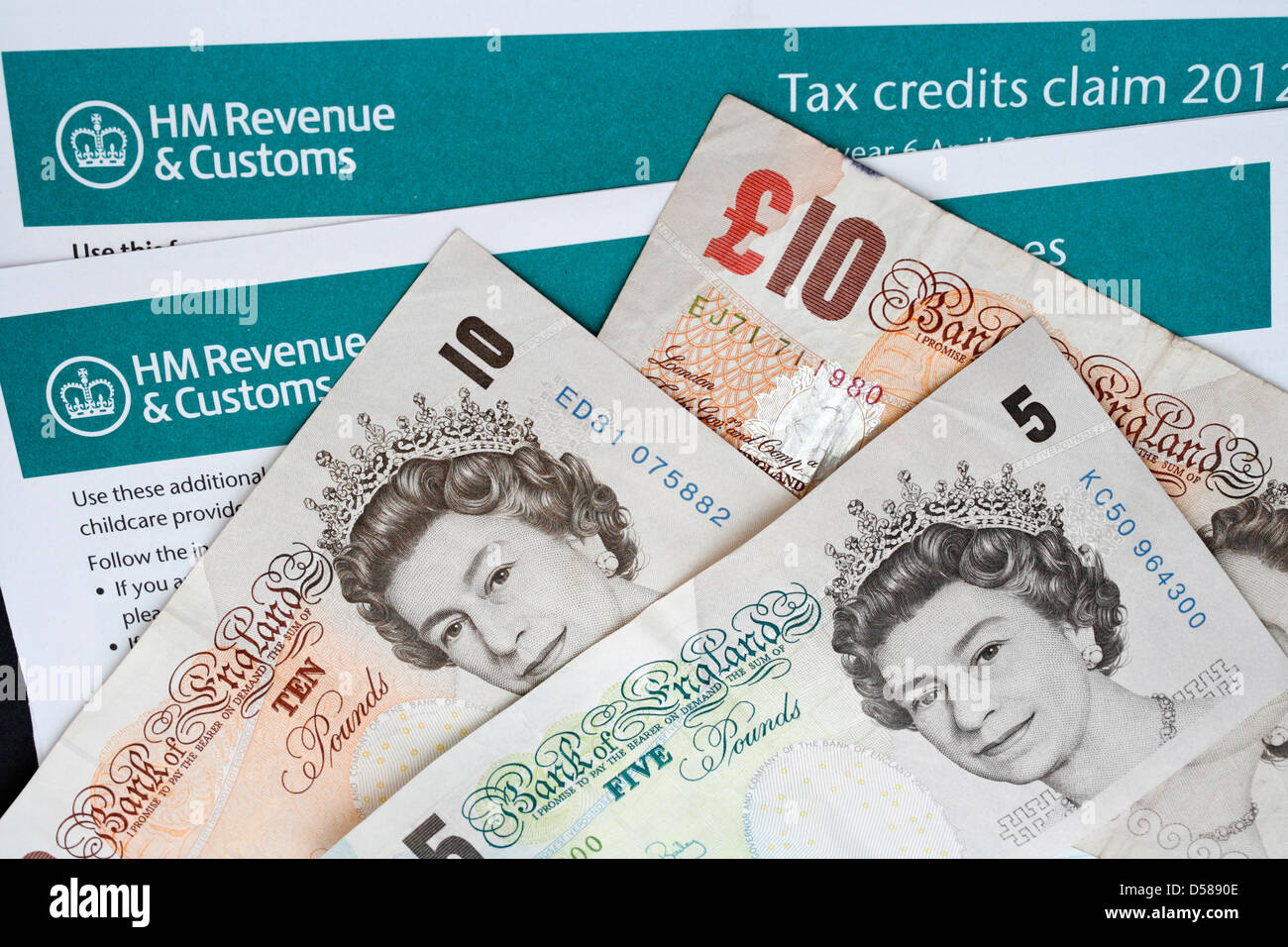 working-tax-credit-claim-form-with-british-banknotes-stock-photo-alamy