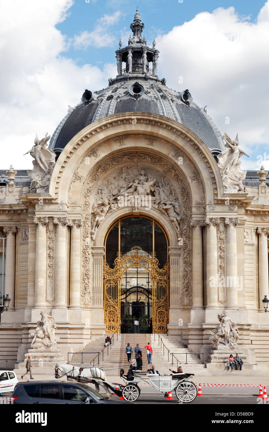 The Petit Palais (Small Palace) in Paris; Le Petit Palais in Paris Stock Photo
