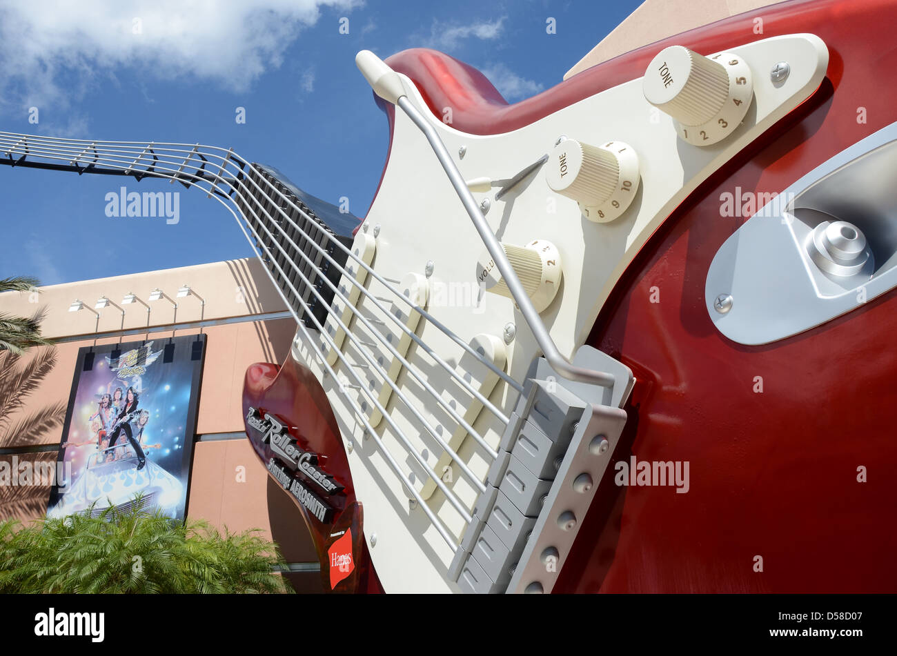 Rock n Roller Coaster Starring at Disney's Hollywood Studio's Orlando Florida Stock Photo Alamy
