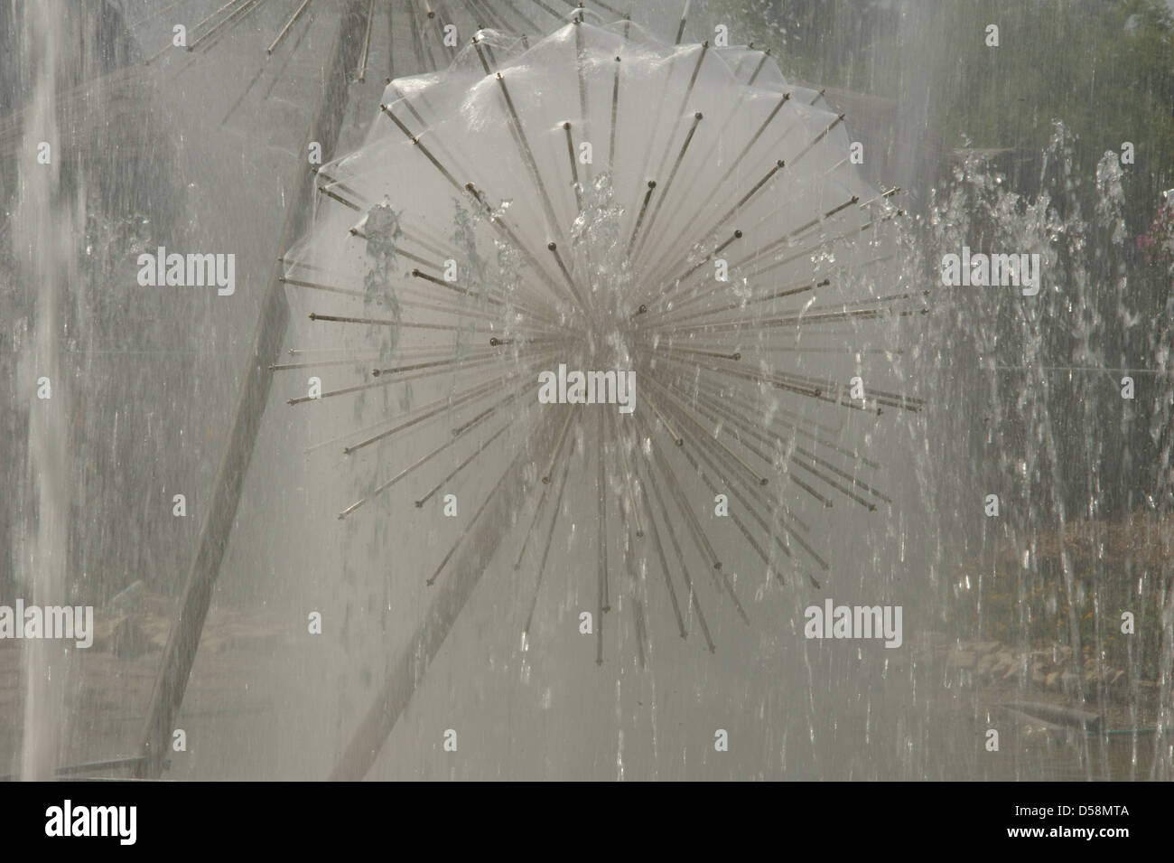 beautiful jet of water, splashes Stock Photo Alamy