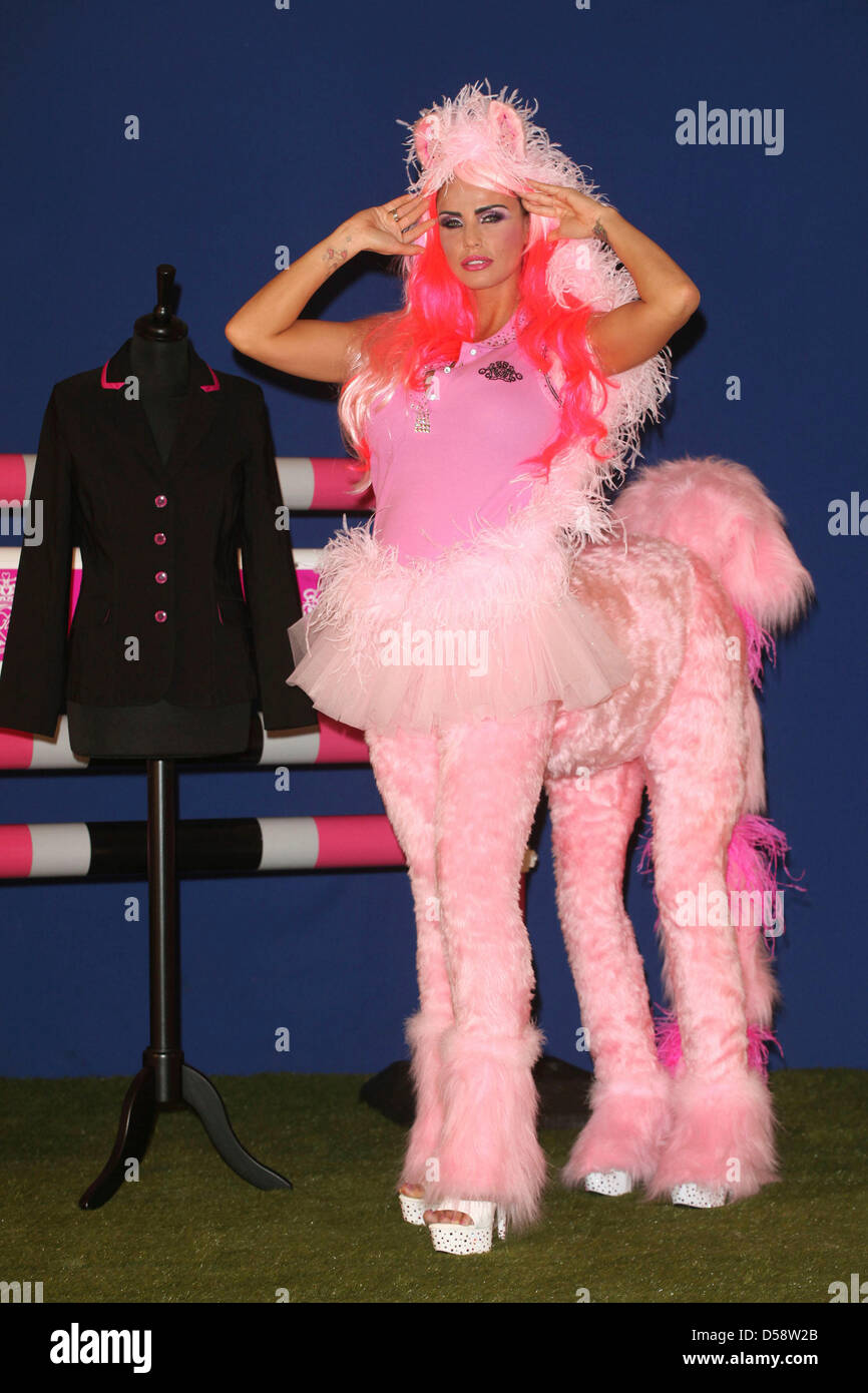 London, UK. 26th March 2013. Katie Price poses at a photocall to mark the fifth birthday of KP Equestrian at The Worx Studio's on March 26, 2013 in London, England.Credit: dpa picture alliance / Alamy Live News Stock Photo