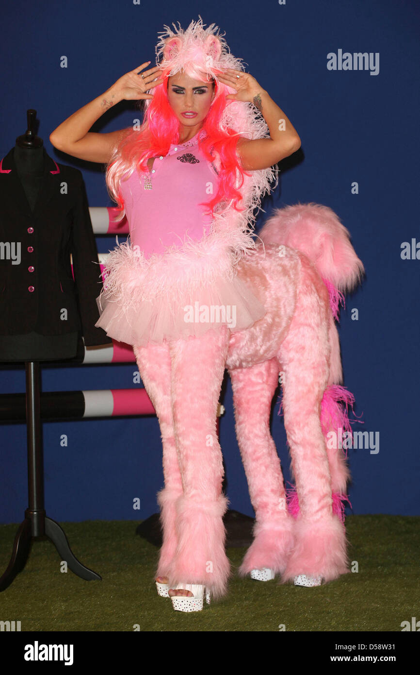 London, UK. 26th March 2013. Katie Price poses at a photocall to mark the fifth birthday of KP Equestrian at The Worx Studio's on March 26, 2013 in London, England.Credit: dpa picture alliance / Alamy Live News Stock Photo