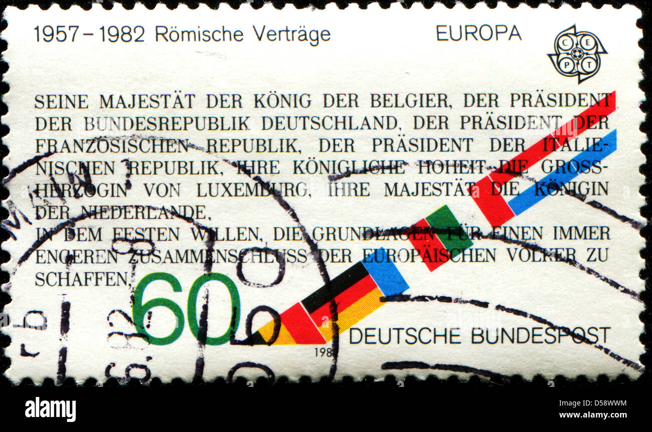 Germany flag postage stamp hi-res stock photography and images - Alamy