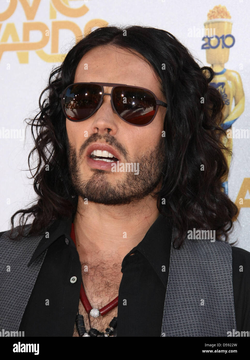 British Comedian Russell Brand Arrives Stock Photos British
