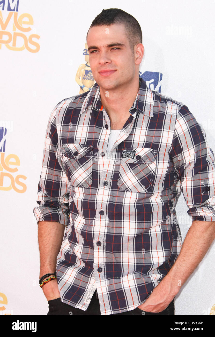 Actor and musician Mark Salling arrives for the 2010 MTV Movie Awards at Gibson Amphitheatre at Universal Studies in Universal City, California, USA, 06 June 2010. The movies are nominated by producers and executives from MTV and the winners are chosen on-line by the general public. Photo: Hubert Boesl Stock Photo